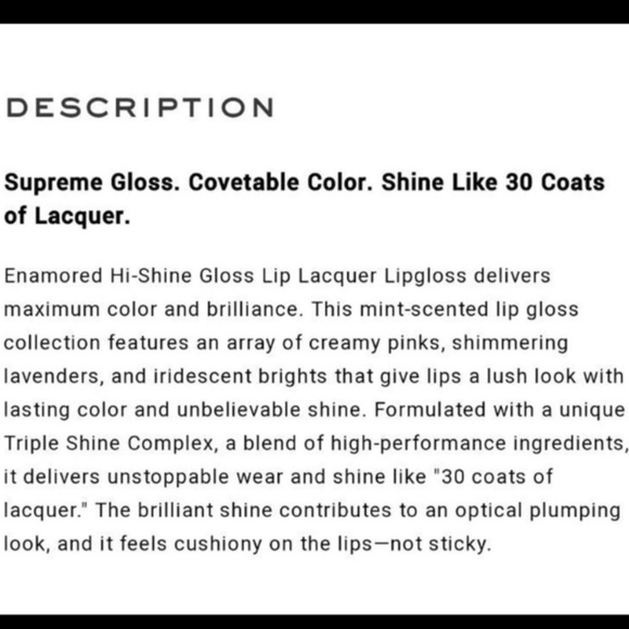 Marc Jacobs Enamored Lip Lacquer Rah Rah - Picture 16 of 16